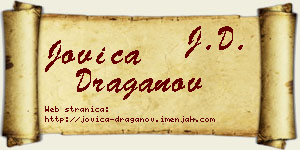 Jovica Draganov vizit kartica